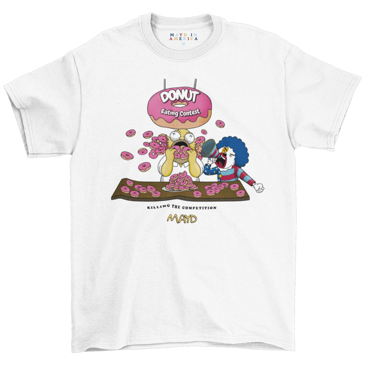 MAYD in America Homer Meets Momo T-shirt