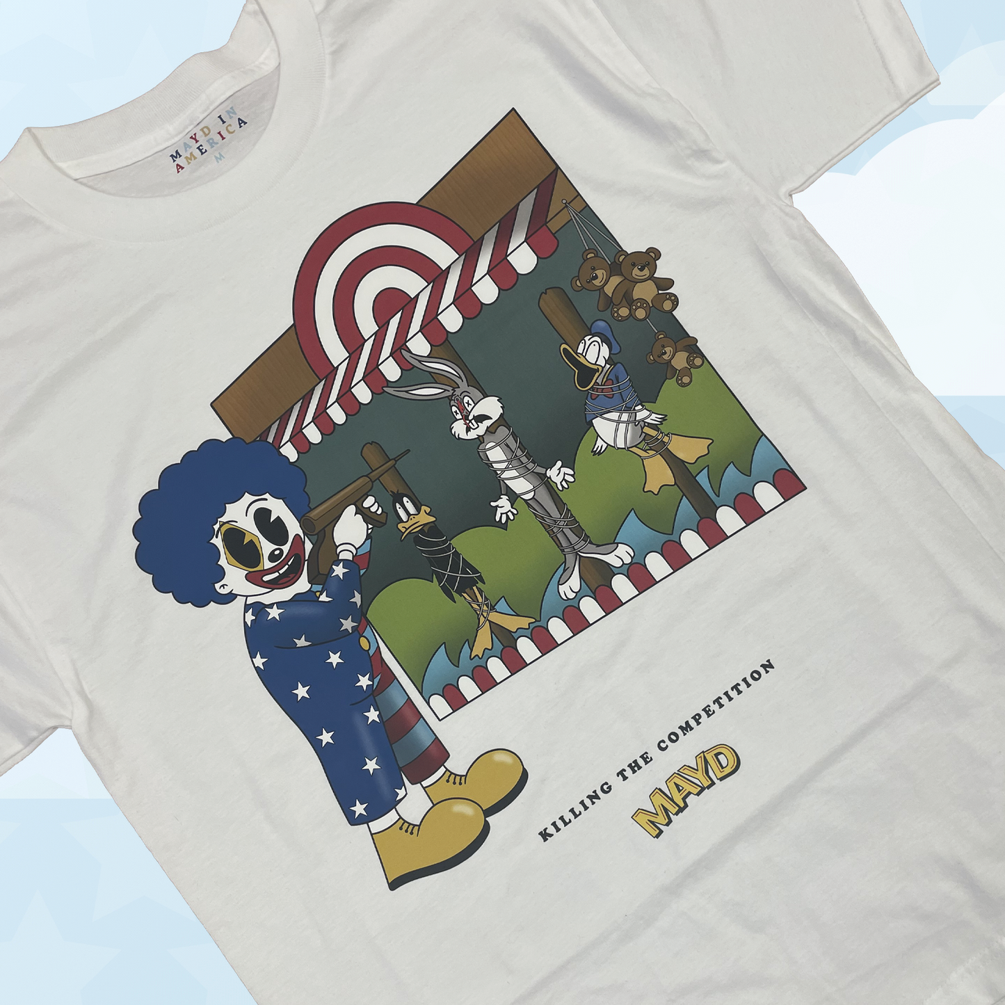 MAYD in America Bugs Bunny Meets Momo T-shirt