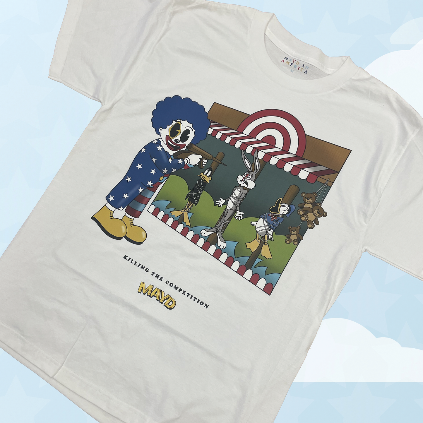 MAYD in America Bugs Bunny Meets Momo T-shirt