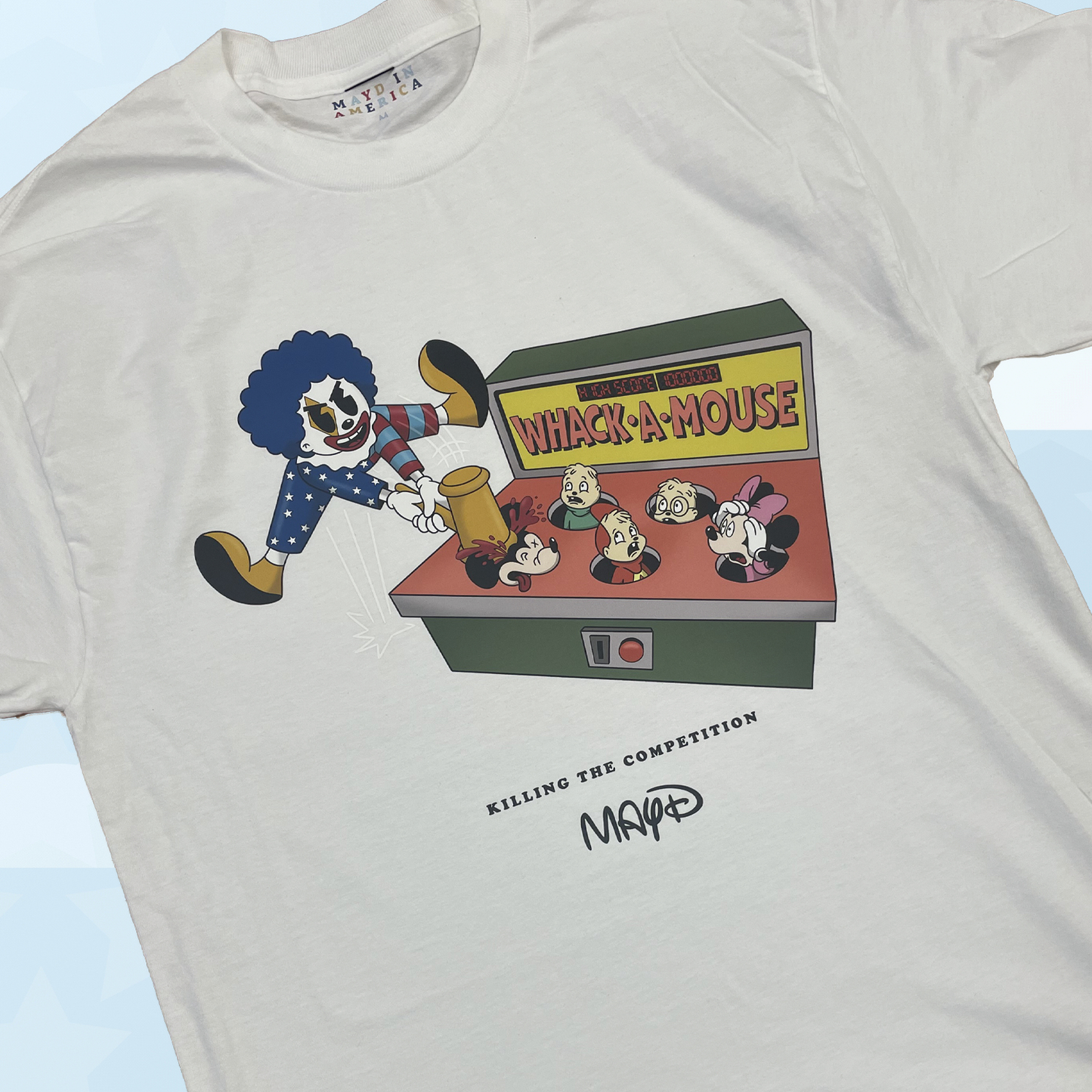 MAYD in America Mickey Meets Momo T-shirt