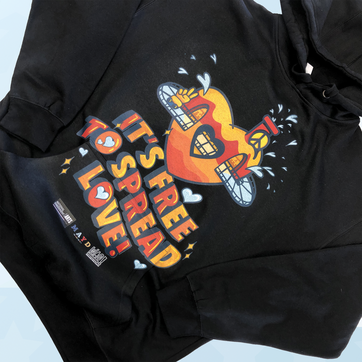 Its Free To Spread Love Hoodie