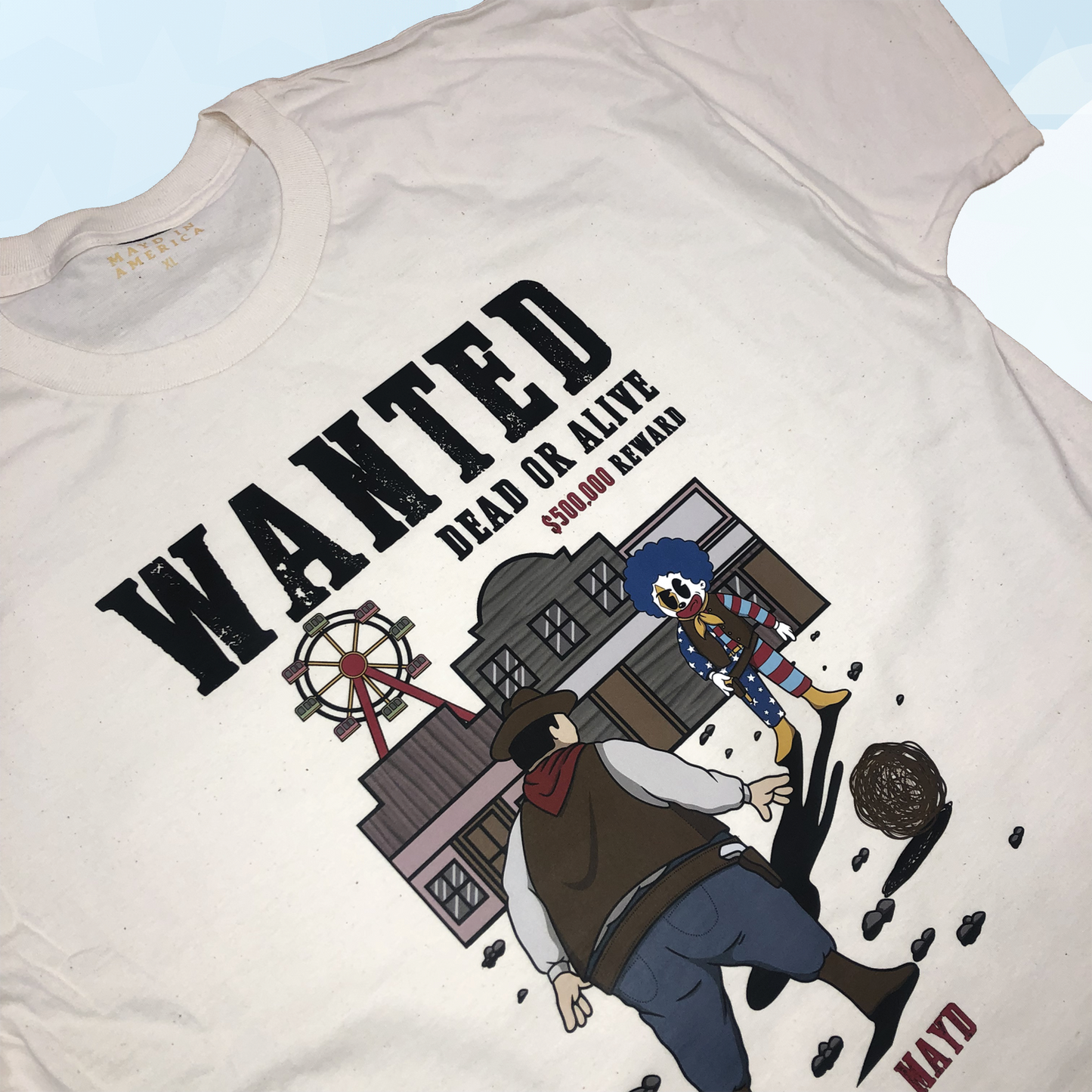 MAYD in America Wanted Tshirt