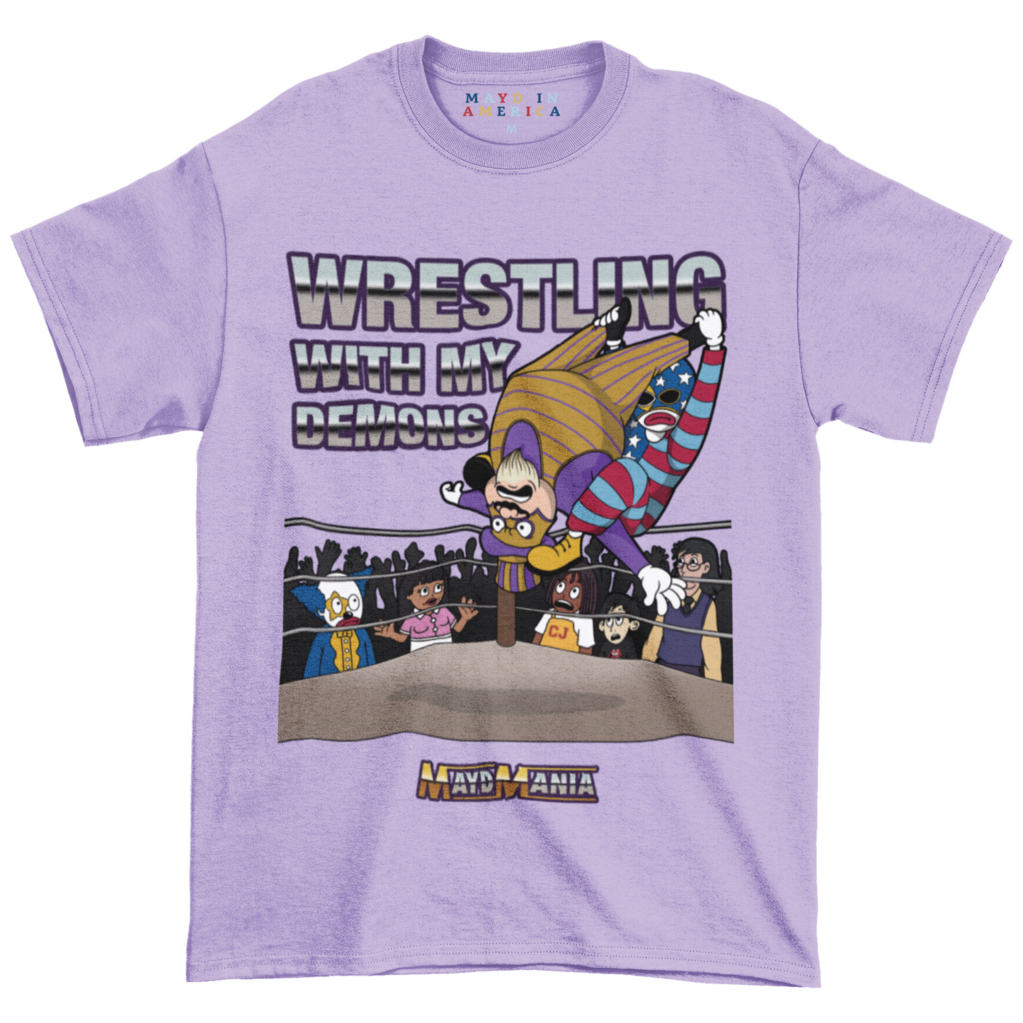 MAYD in America Wrestle Mania T-shirt