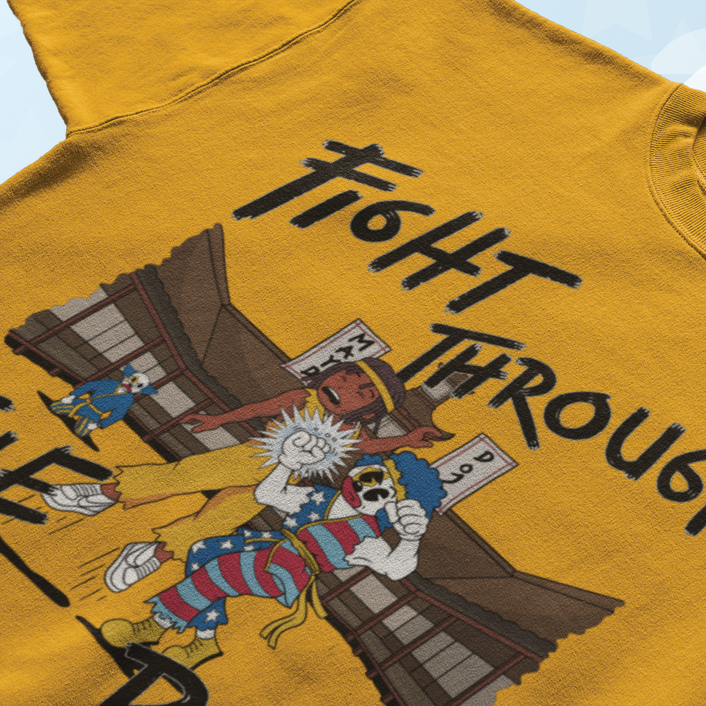 MAYD in America Karate Street Fighter T-shirt