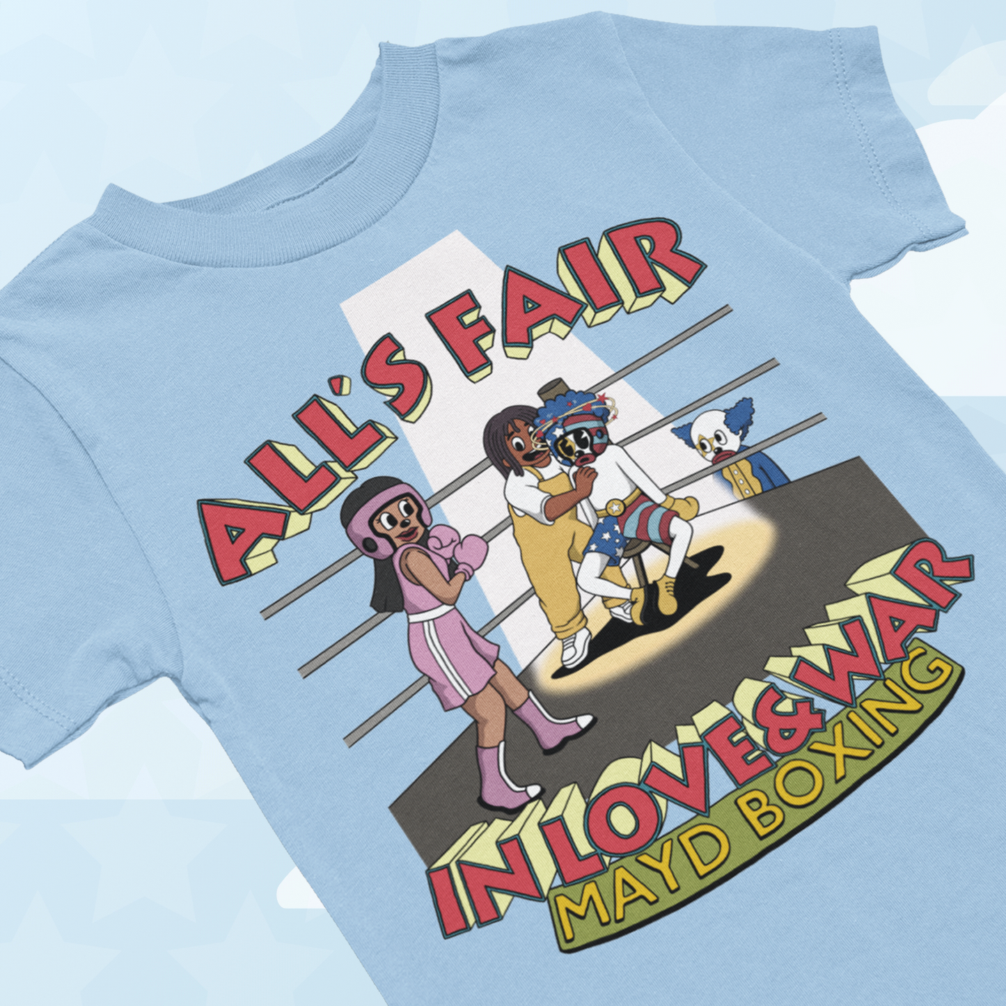 MAYD in America Boxing Love Hurts T-shirt