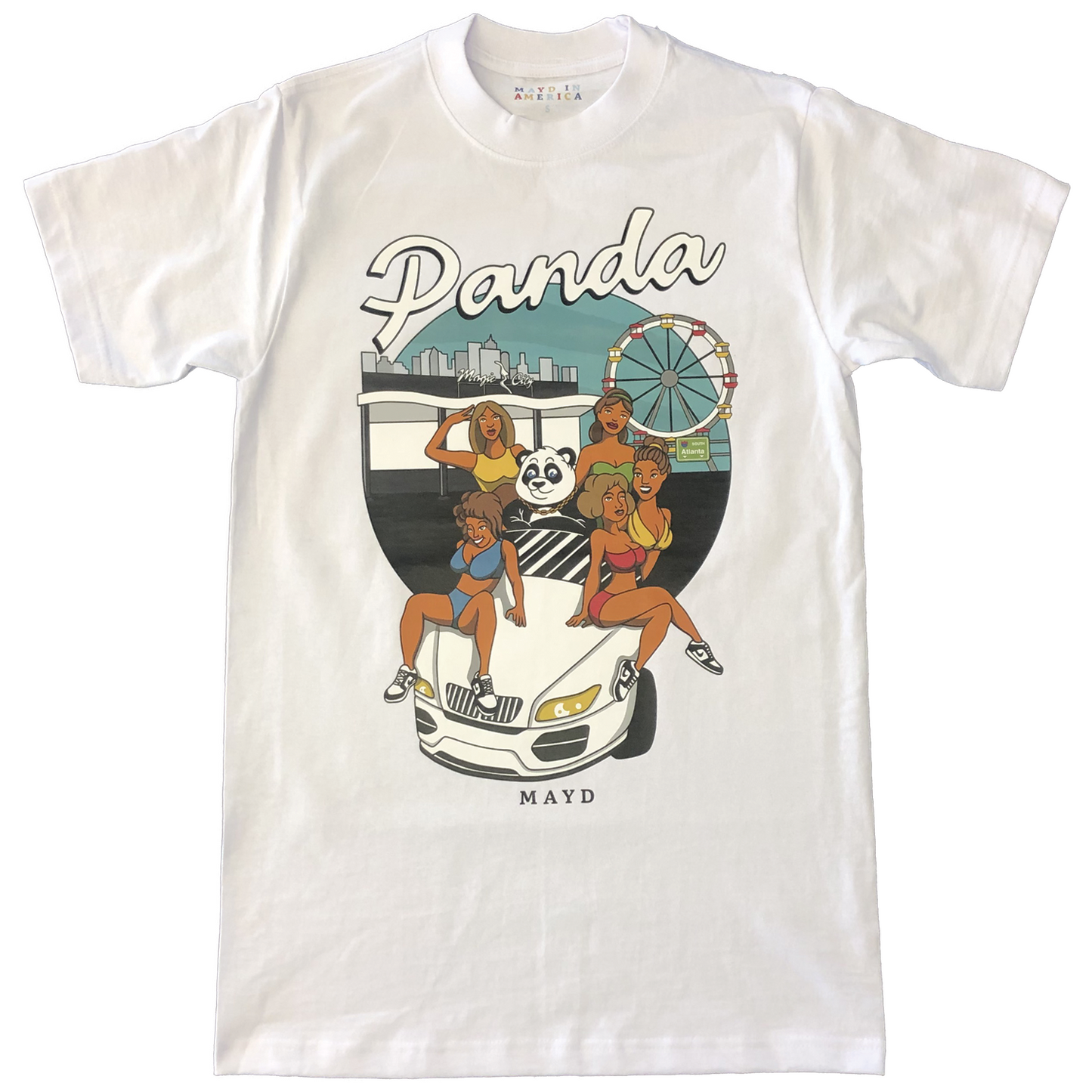 MAYD in America Panda Tshirt