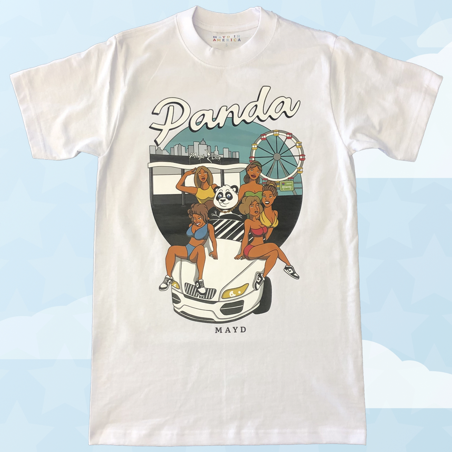 MAYD in America Panda Tshirt