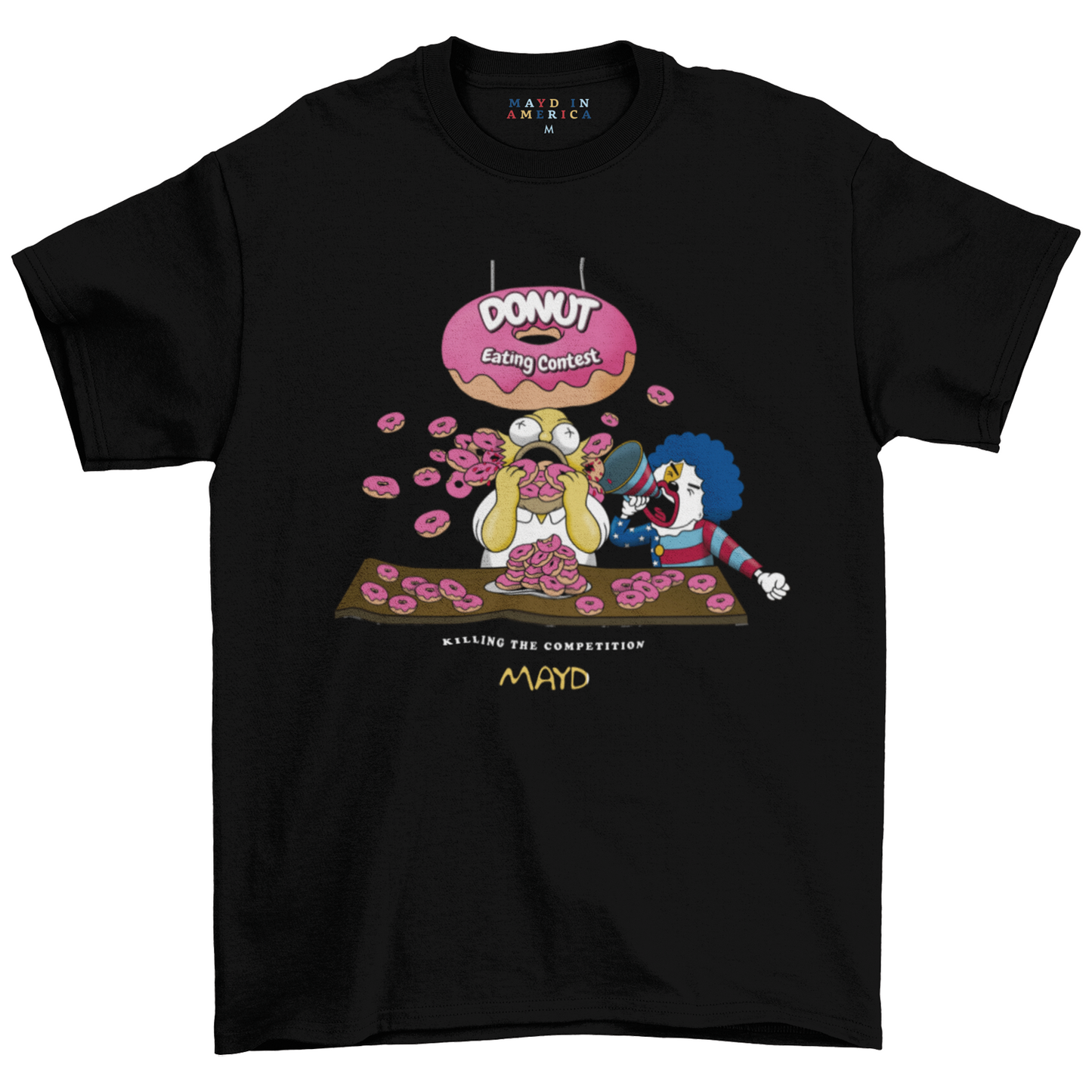 MAYD in America Homer Meets Momo T-shirt