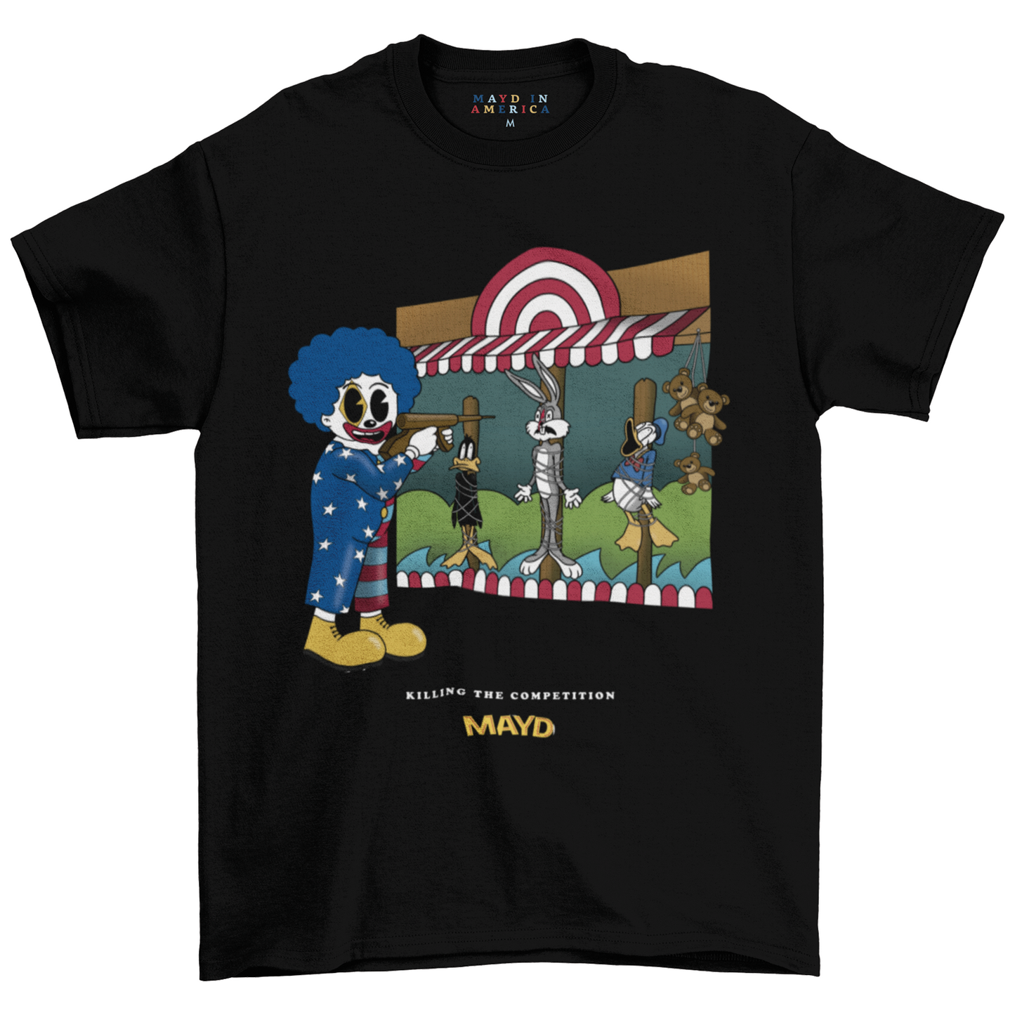 MAYD in America Bugs Bunny Meets Momo T-shirt
