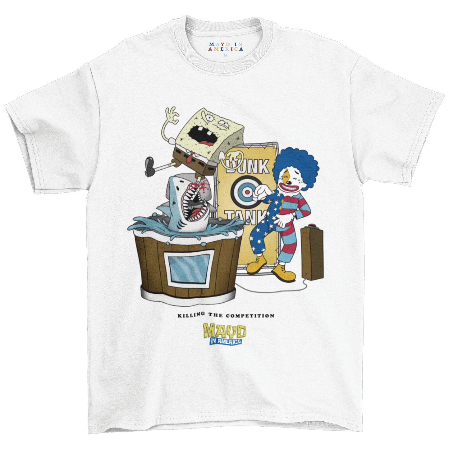 MAYD in America SpongeBob Meets Momo T-shirt