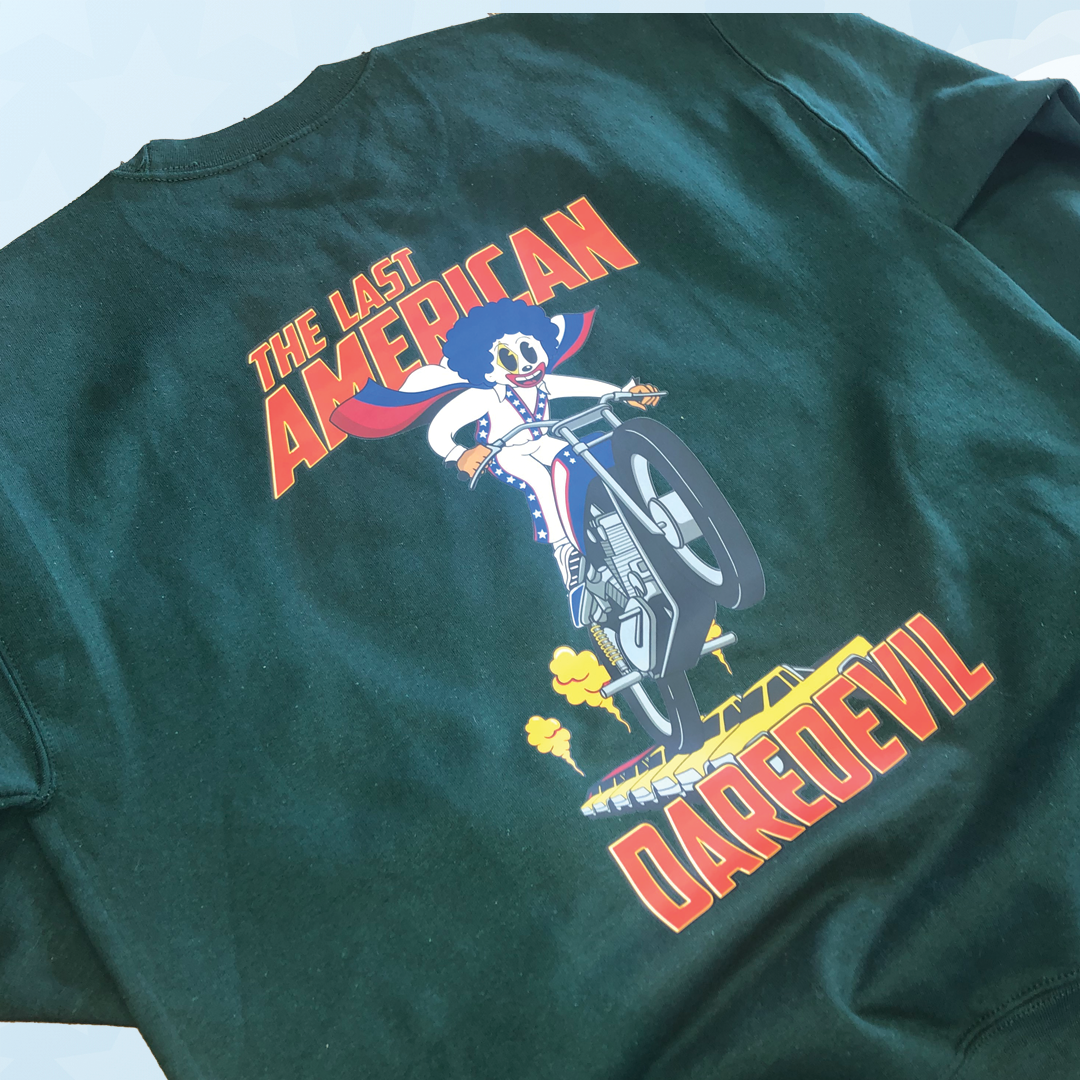 MAYD in America "Last American Daredevil" Crewneck