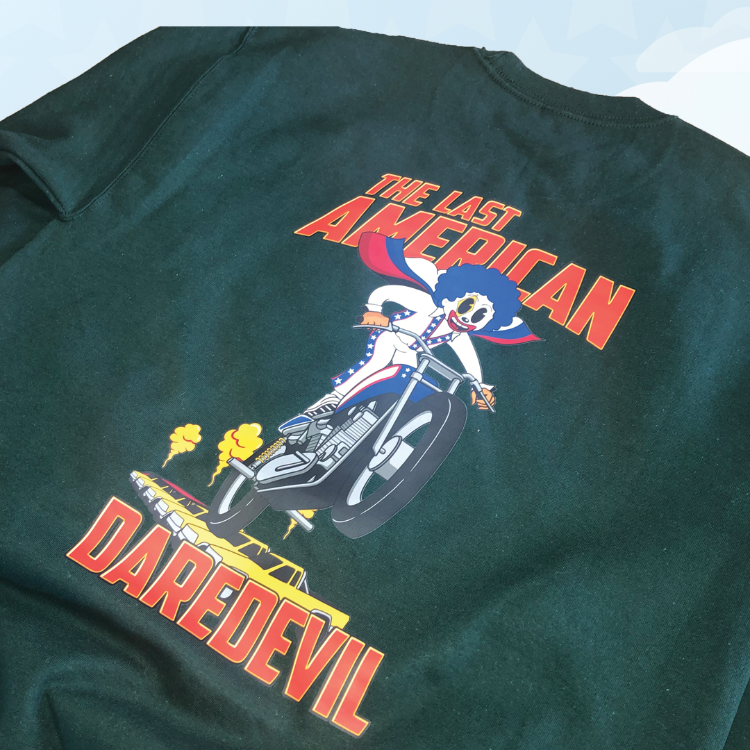 MAYD in America "Last American Daredevil" Crewneck