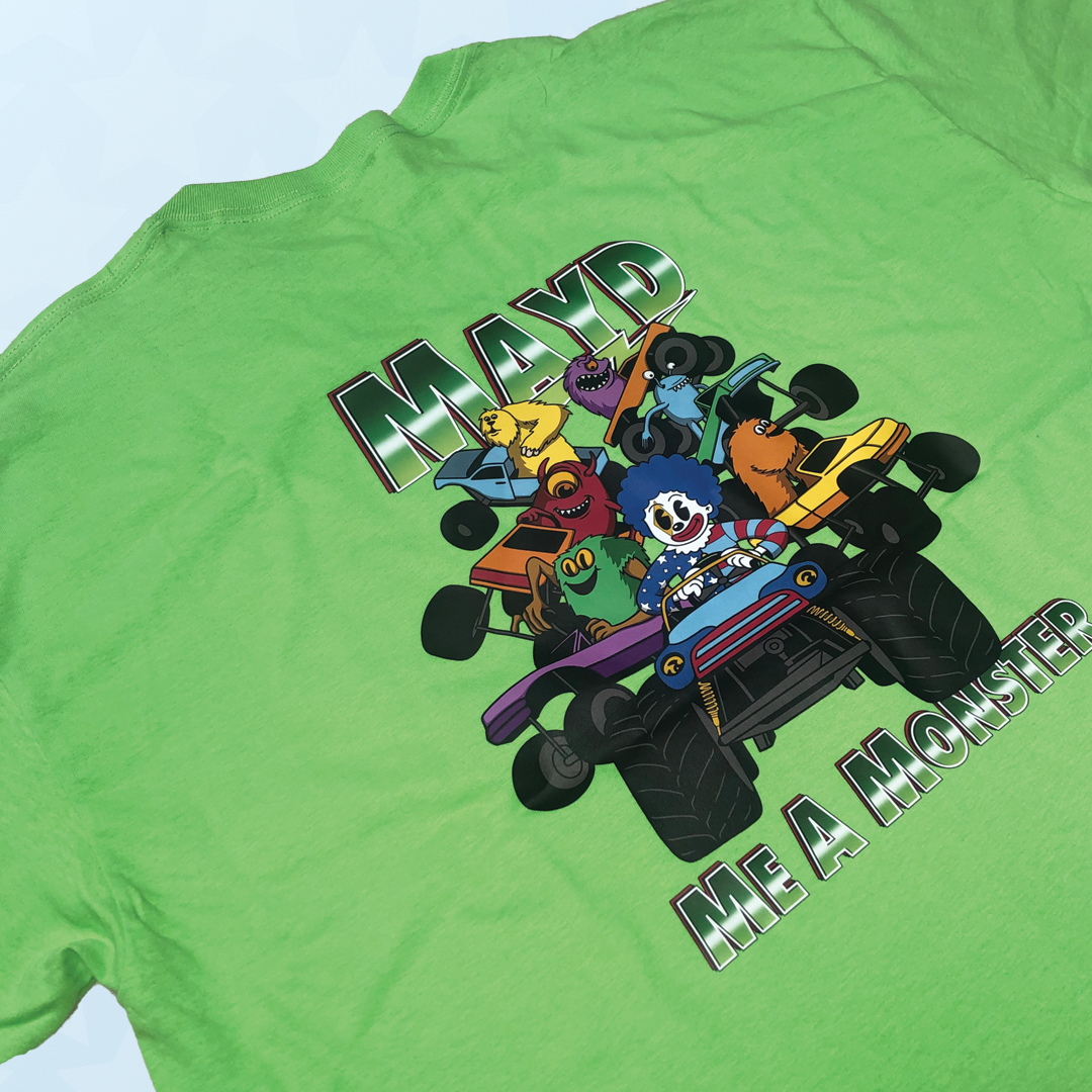 MAYD in America "MAYD Me A Monster" Tshirt