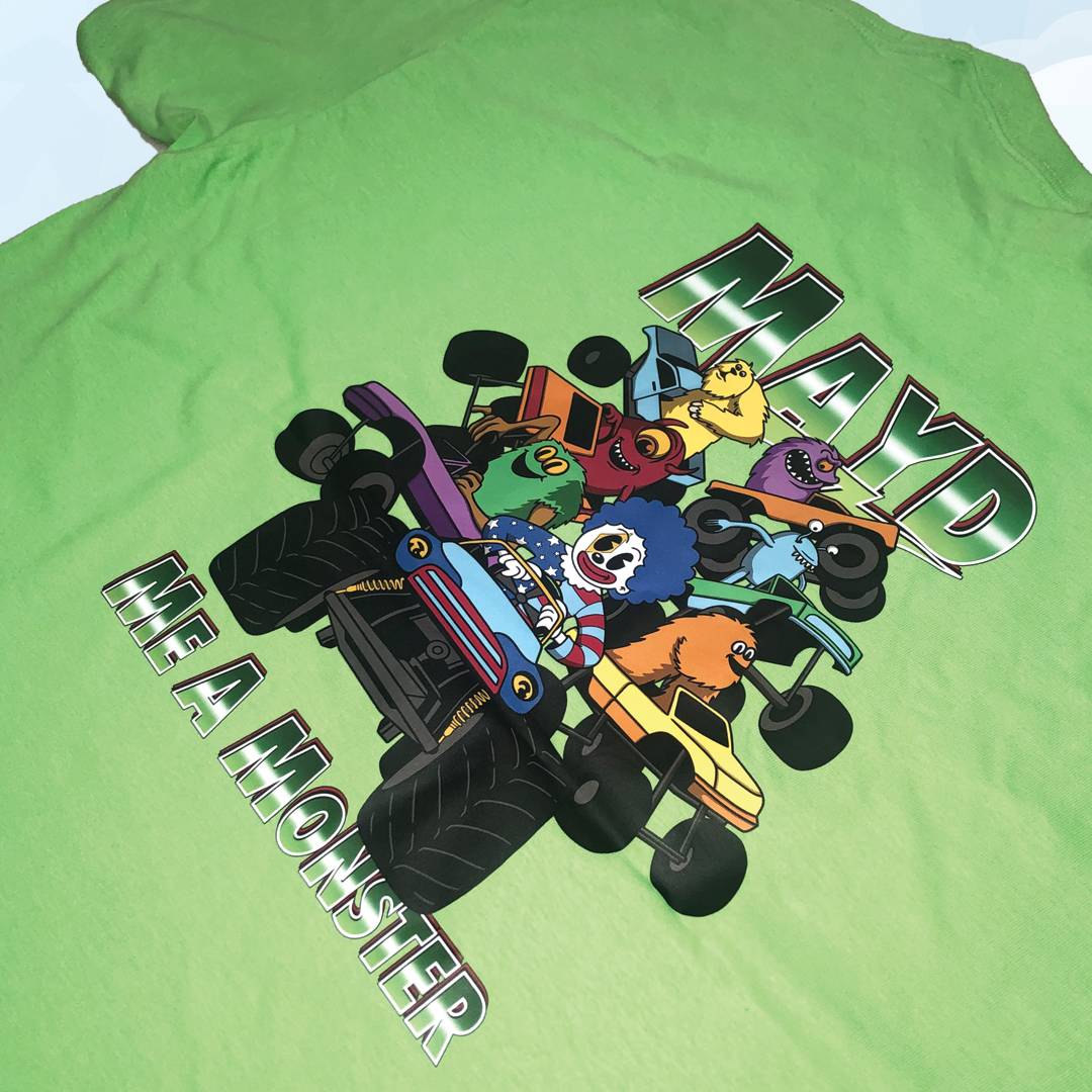 MAYD in America "MAYD Me A Monster" Tshirt