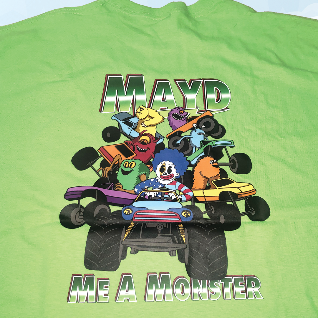 MAYD in America "MAYD Me A Monster" Tshirt