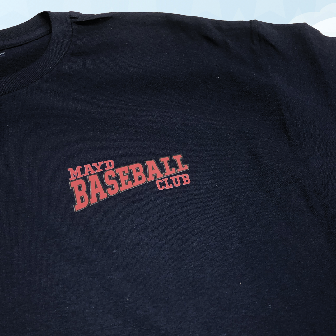 MAYD in America Baseball Club T-shirt