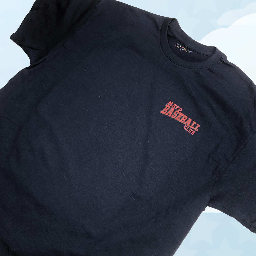 MAYD in America Baseball Club T-shirt
