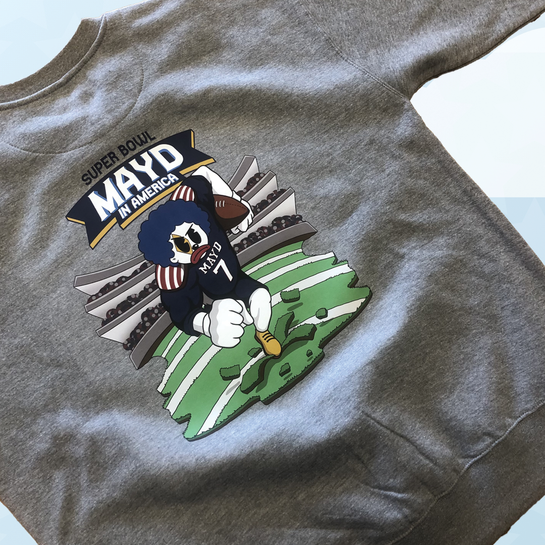 MAYD in America Super Bowl Football Crewneck
