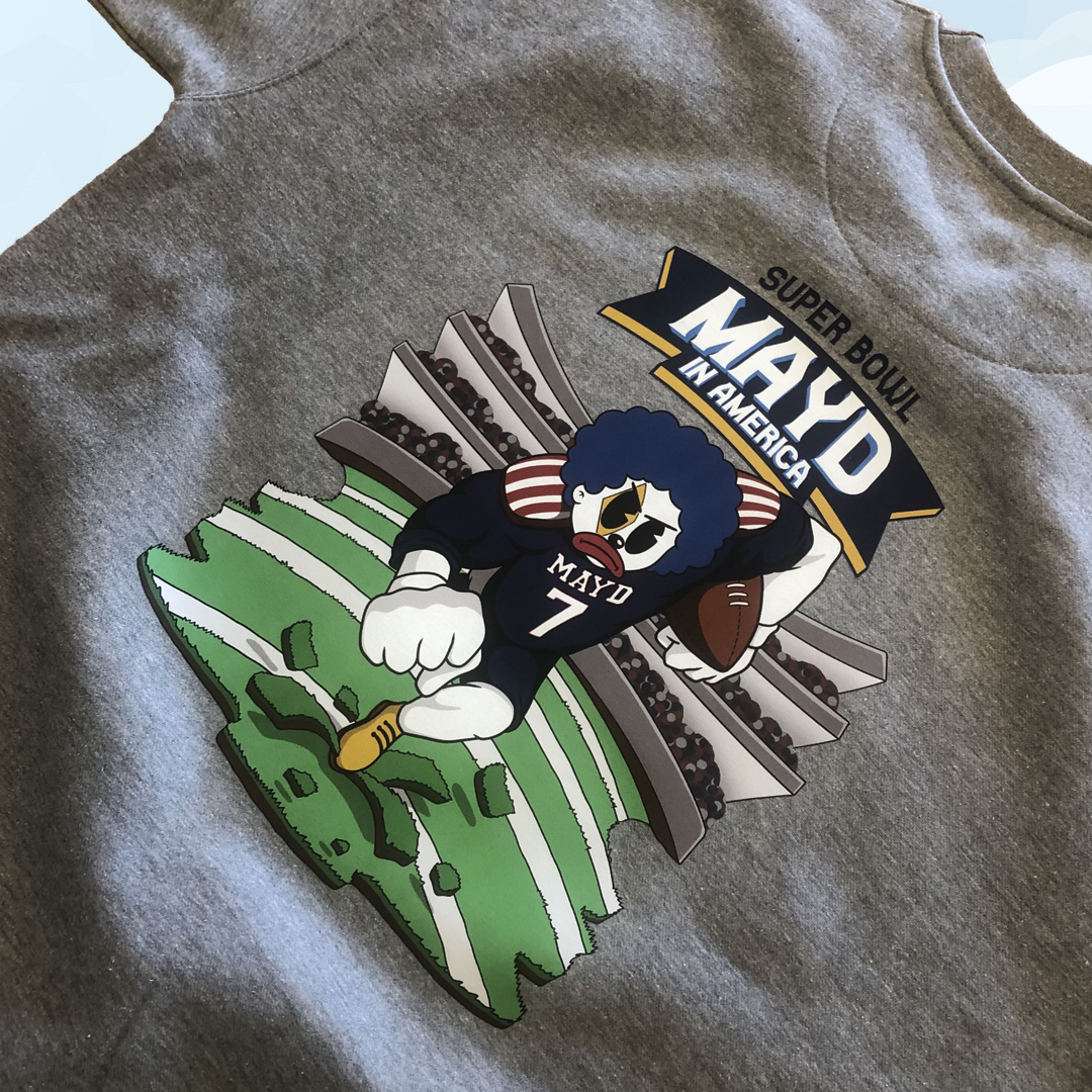 MAYD in America Super Bowl Football Crewneck
