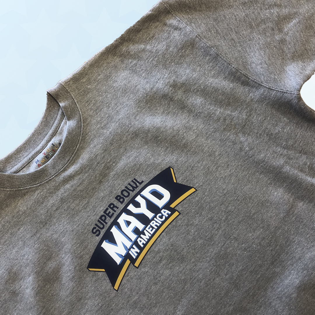 MAYD in America Super Bowl Football Crewneck