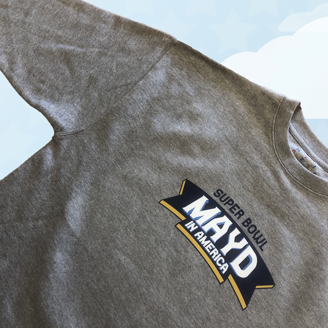 MAYD in America Super Bowl Football Crewneck
