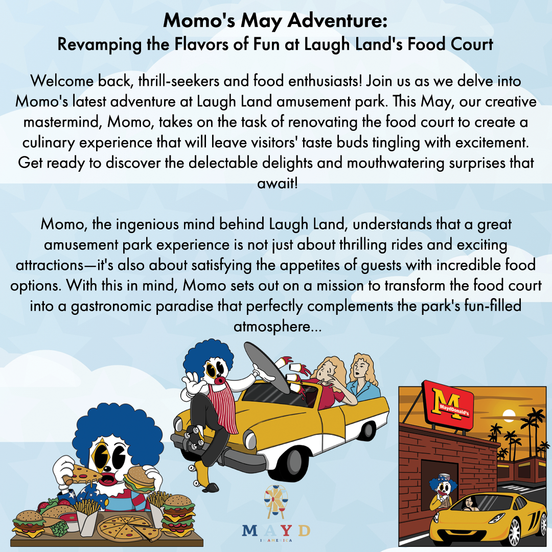 Momo's May Adventure: Revamping the Flavors of Fun at Laugh Land's Food Court