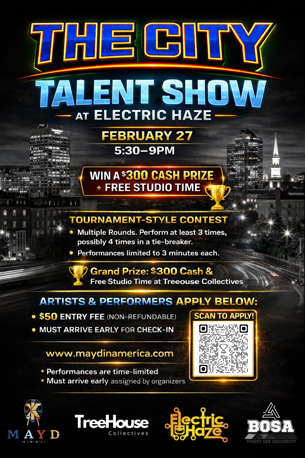 Talent Show Contestant Entry | The City