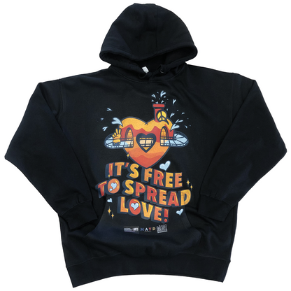 Its Free To Spread Love Hoodie
