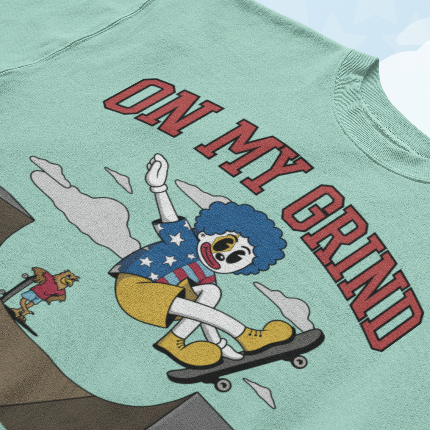MAYD in America On My Grind Skateboarding T-shirt