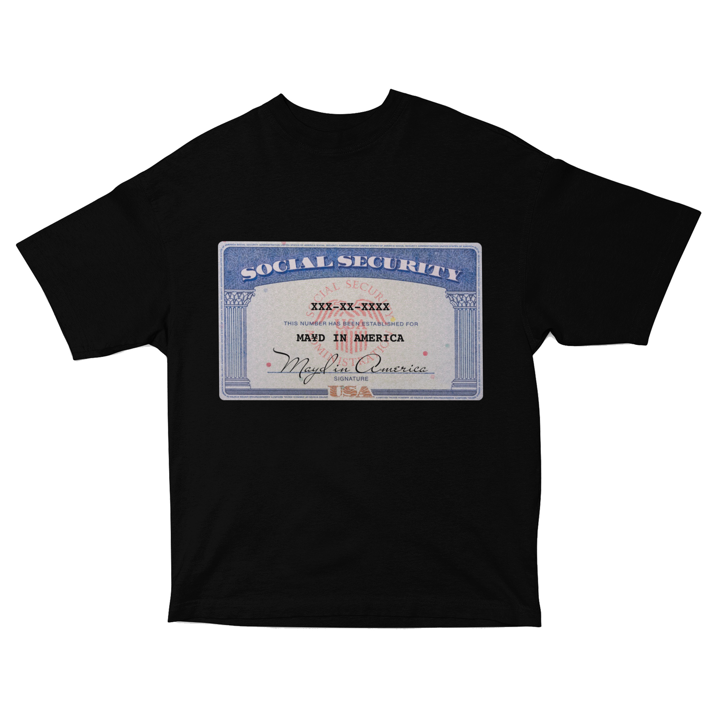 MAYD in America T-shirt [Social Security Card]