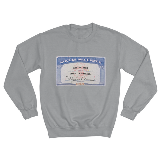 MAYD in America Crewneck [Social Security Card]