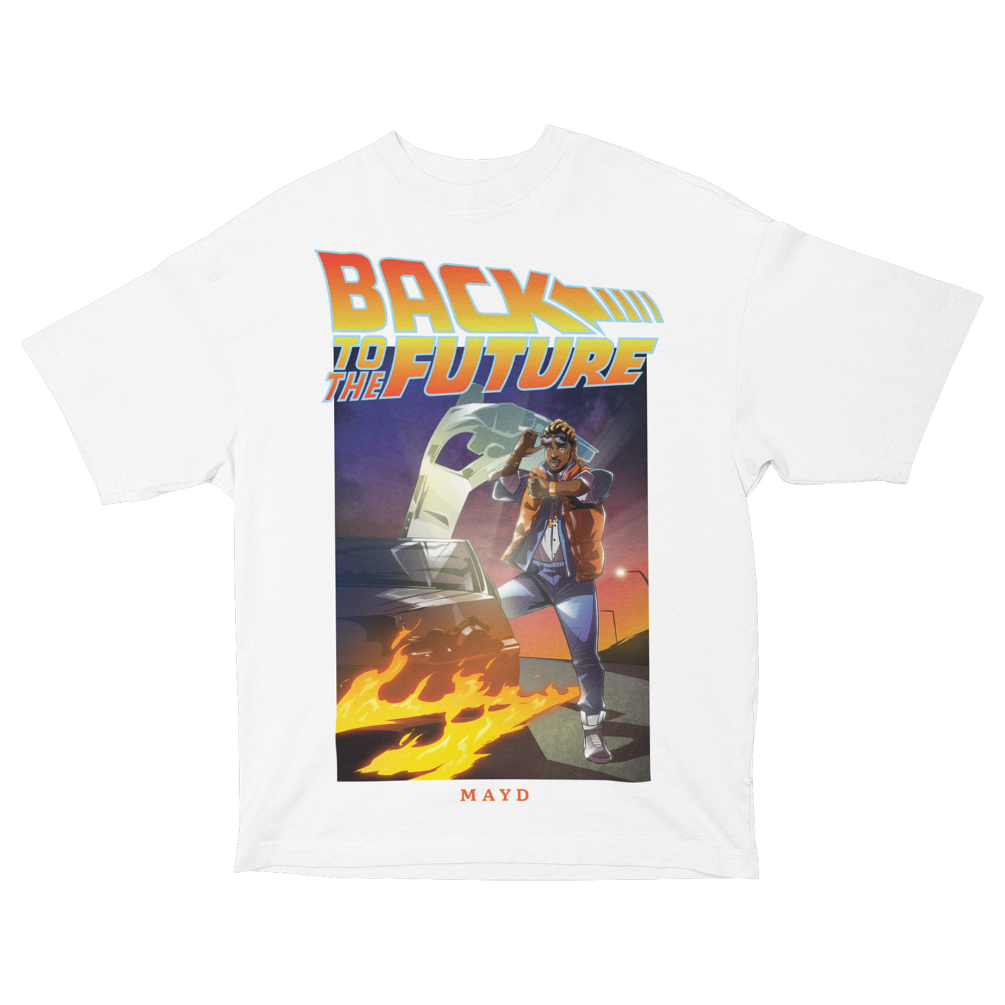 MAYD in America T-shirt [Future Hendrix Back To The Future]