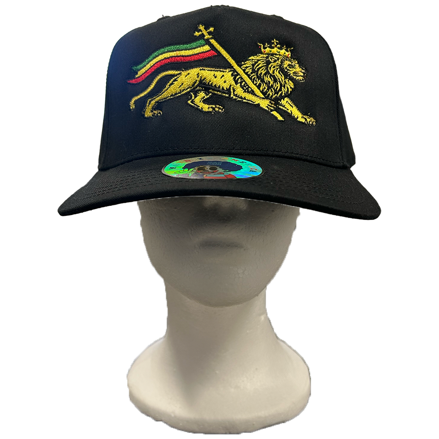 Rastafari Lion of Judah Embroidered Snapback Hat | MAYD in America