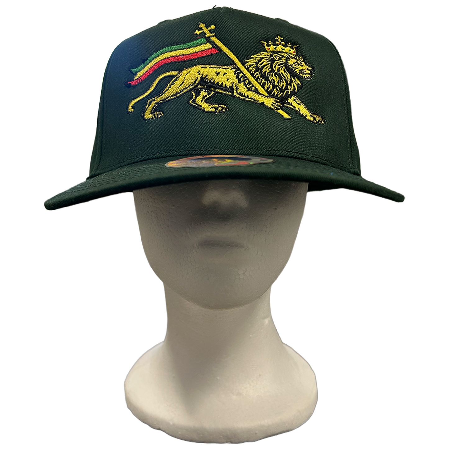Rastafari Lion of Judah Embroidered Snapback Hat | MAYD in America