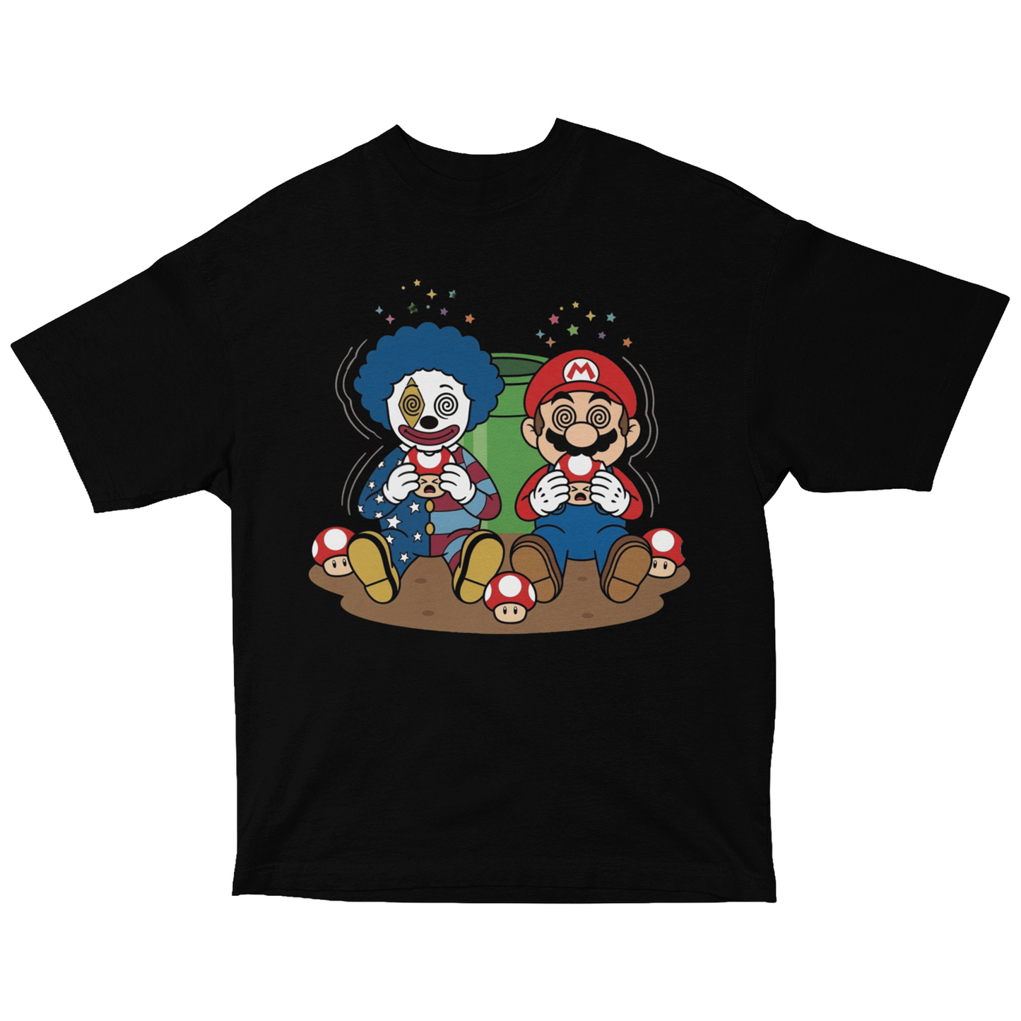 MAYD in America T-shirt [Mario x Momo Mushroom Trip]