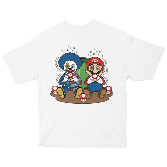 MAYD in America T-shirt [Mario x Momo Mushroom Trip]