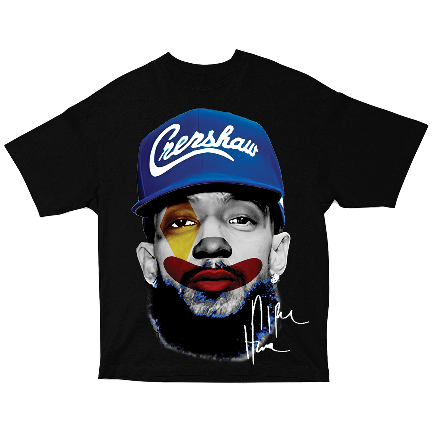 MAYD in America Nipsey Hussle "Momo Makeup" T-shirt