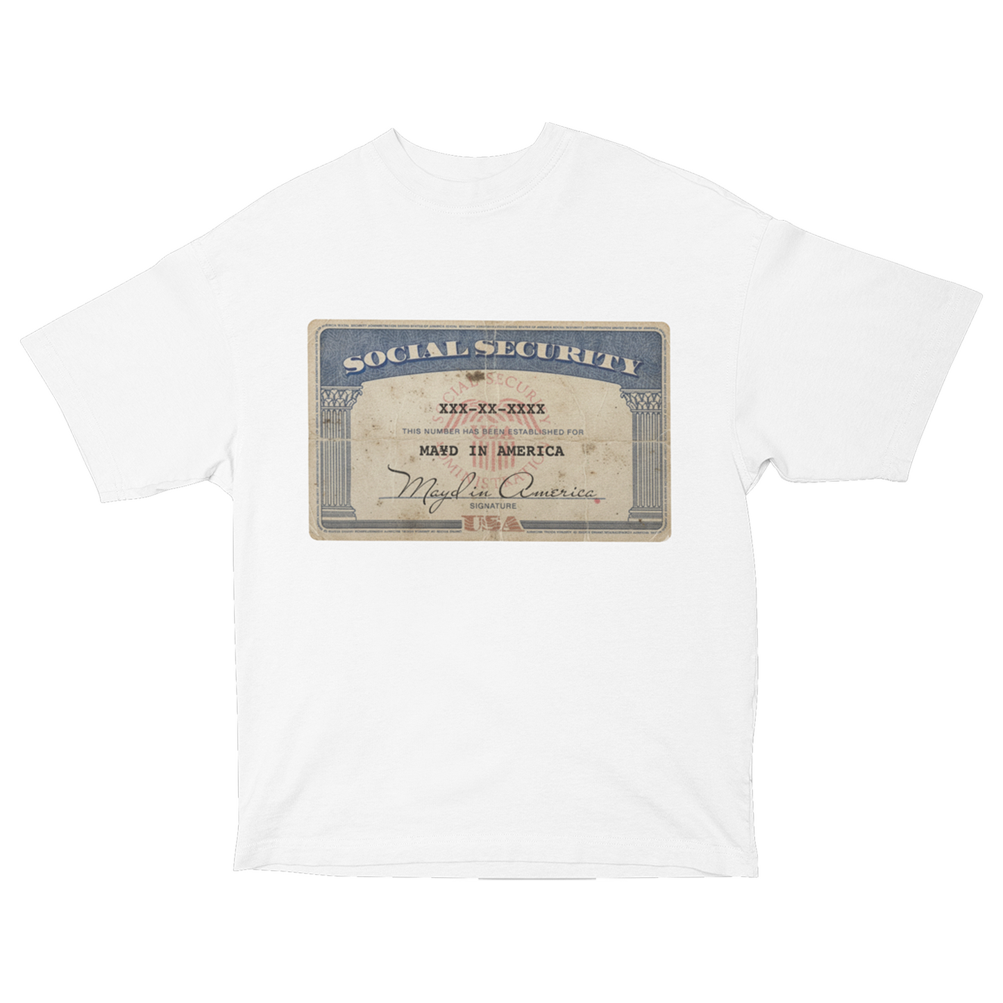 MAYD in America T-shirt [Social Security Card]