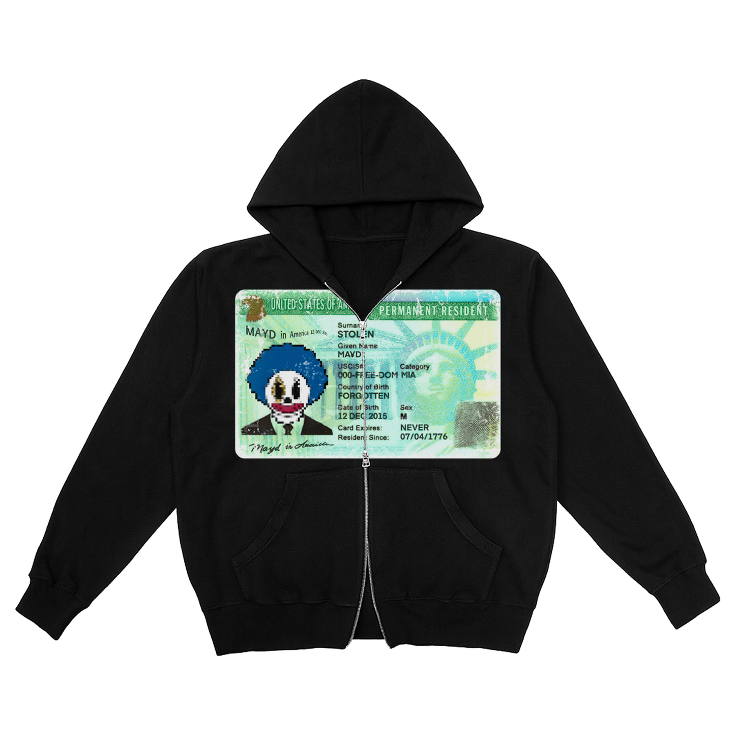 MAYD in America Zip Hoodie [Green Card]