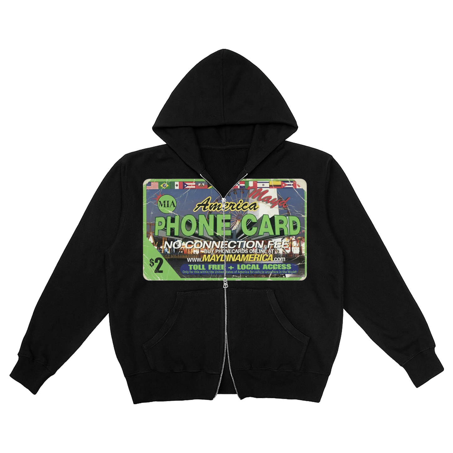 MAYD in America Zip Hoodie [Phone Card]