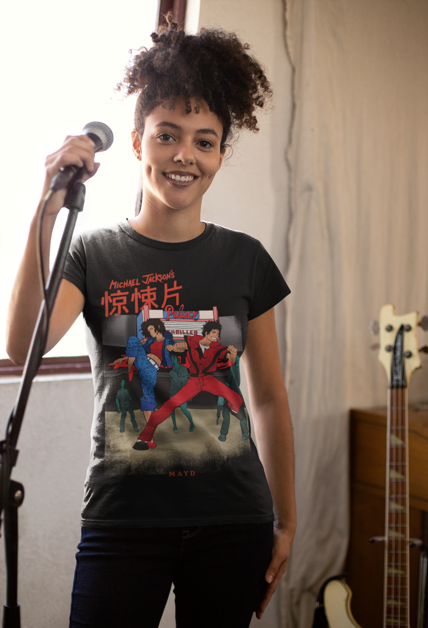 MAYD in America Michael Jackson s Thriller T shirt MAYD in