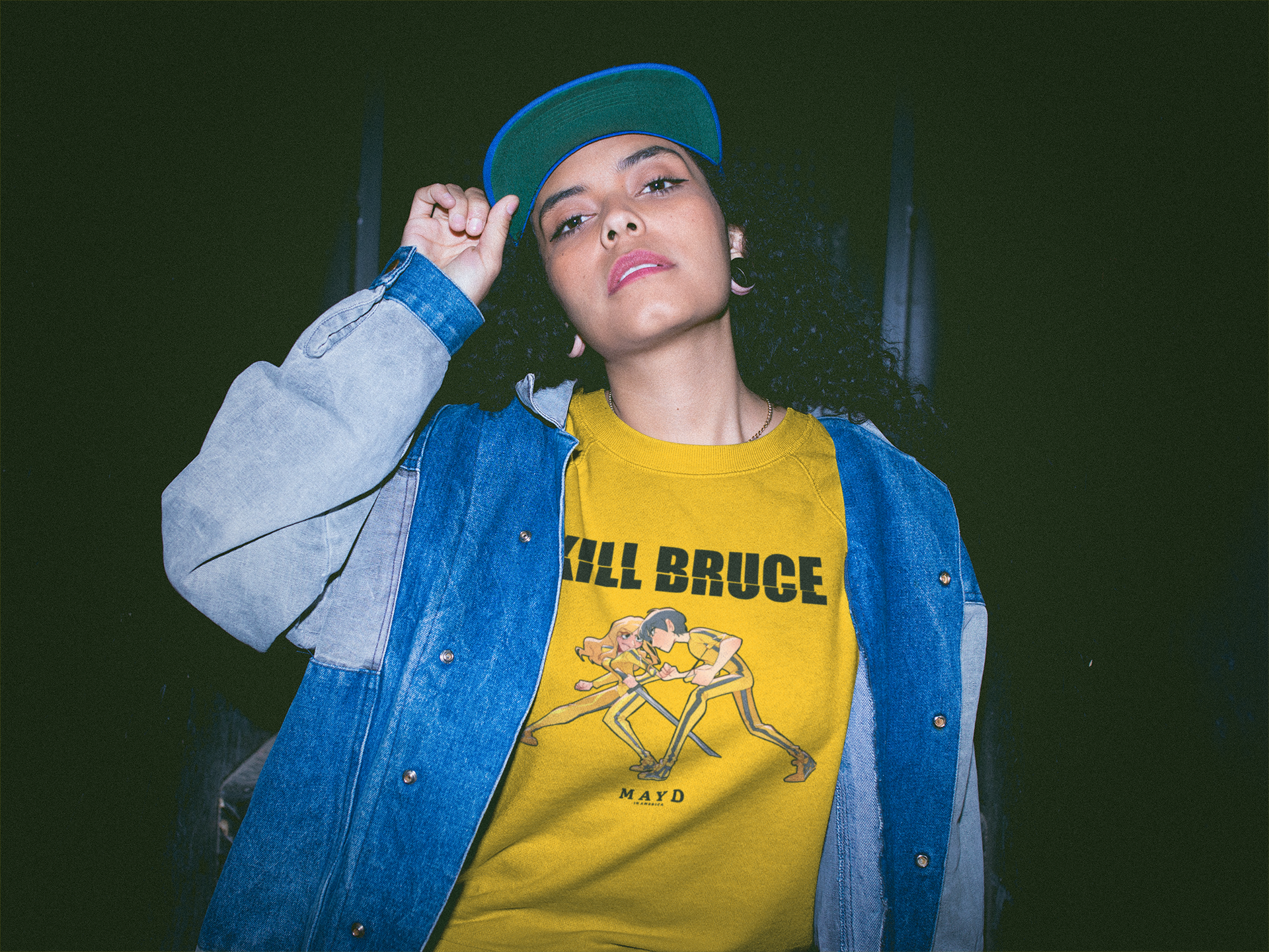 Bruce lee yellow sweatshirt online