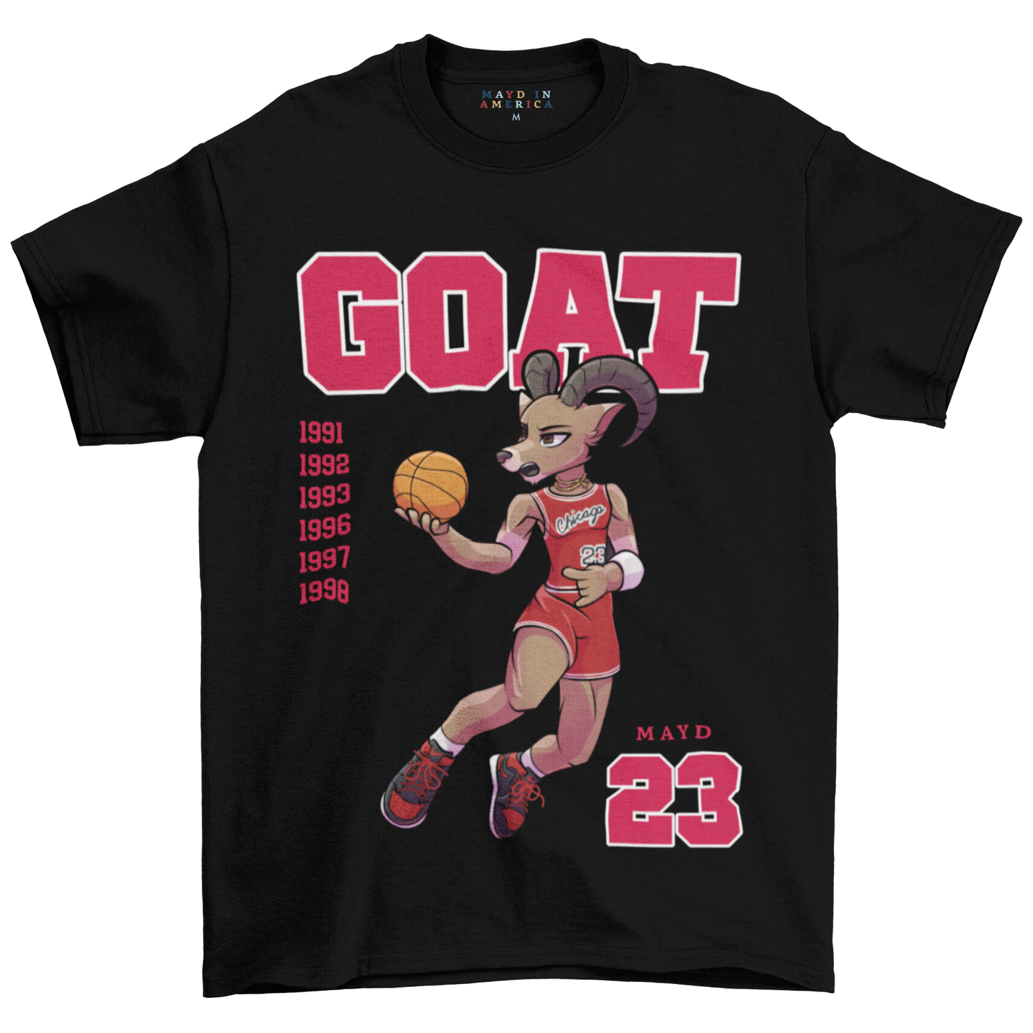 MAYD in America Kobe Bryant Gigi Mamba Squad T-Shirt | MAYD in America 2XL / White